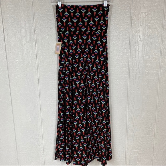 NEW LuLaRoe Geometric Print Maxi Skirt XXS - Picture 5 of 12